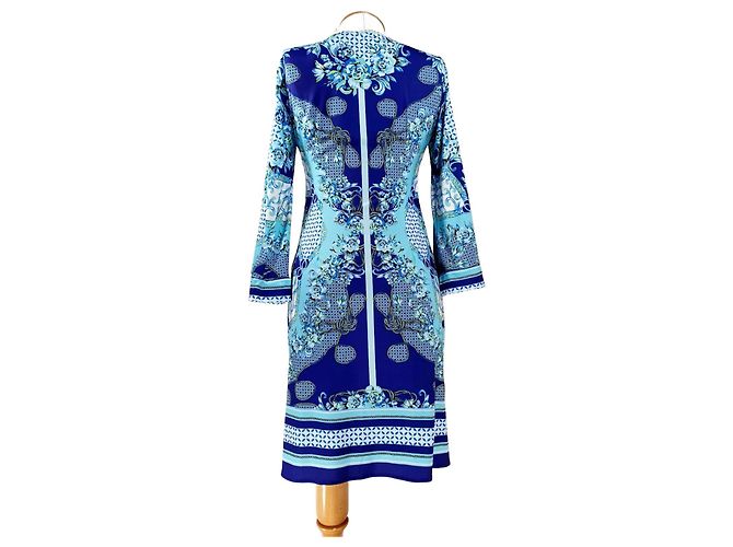 Abito Hale Bob Multicolore Poliestere Elastan S - vista 4