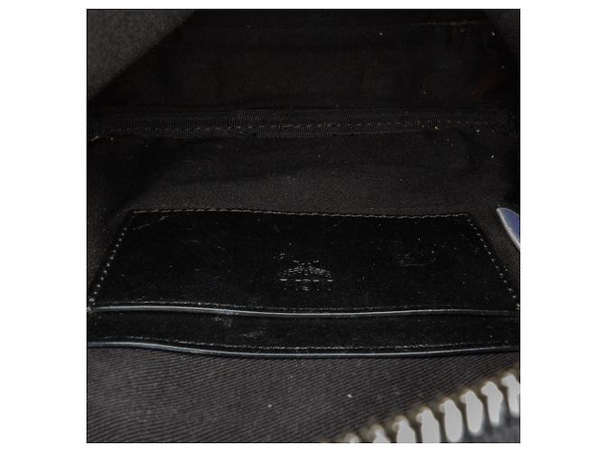 Bolsa sling tripla em lona revestida Visetos preta da MCM Preto - vista 5