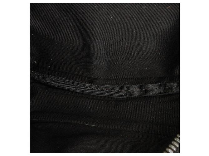 Bolsa sling tripla em lona revestida Visetos preta da MCM Preto - vista 6