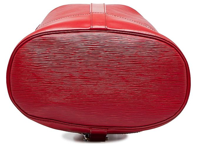 Louis Vuitton Red Epi Randonnee PM Rosso - vista 4