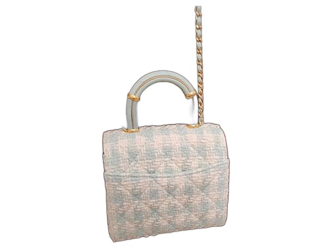 Splendida Chanel in Tweed azzurro Blu chiaro - vista 4