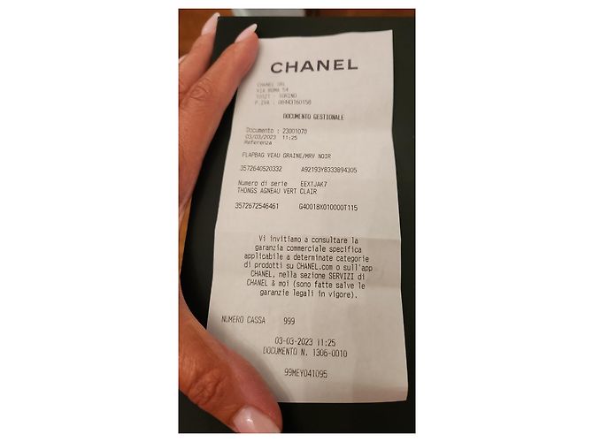 Splendida Chanel in Tweed azzurro Blu chiaro - vista 14