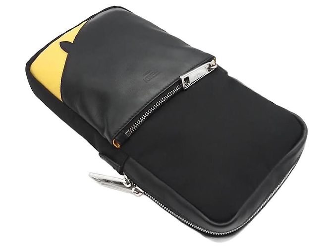 Autre Marque FENDI Marsupio Bug Eye Nero - vista 2