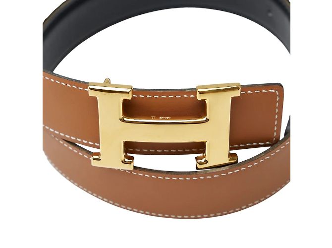 Constance Hermès Konstanzer Ledergürtel Braun - Ansicht 4