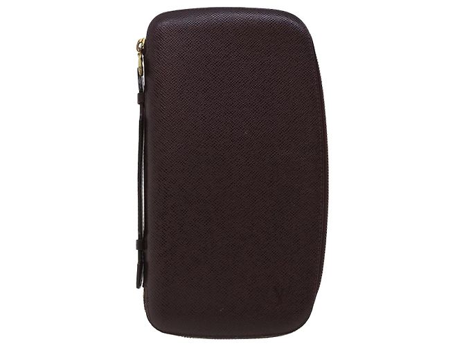 LOUIS VUITTON Taiga Organizer Custodia da viaggio Atoll Acajou M30656 LV Auth th3690 Marrone - vista 13