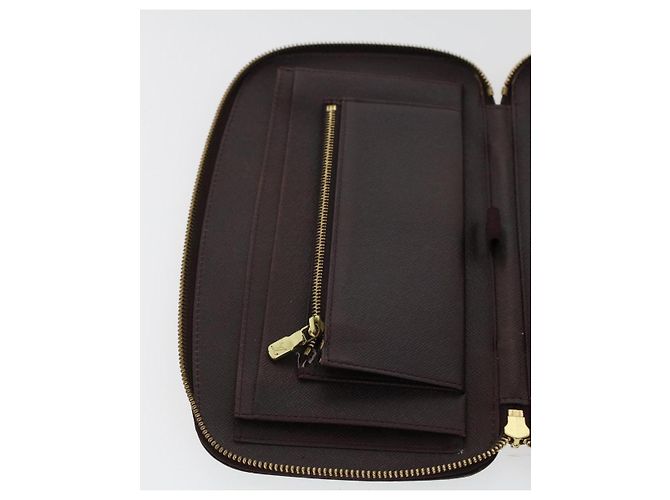 LOUIS VUITTON Taiga Organizer Custodia da viaggio Atoll Acajou M30656 LV Auth th3690 Marrone - vista 16