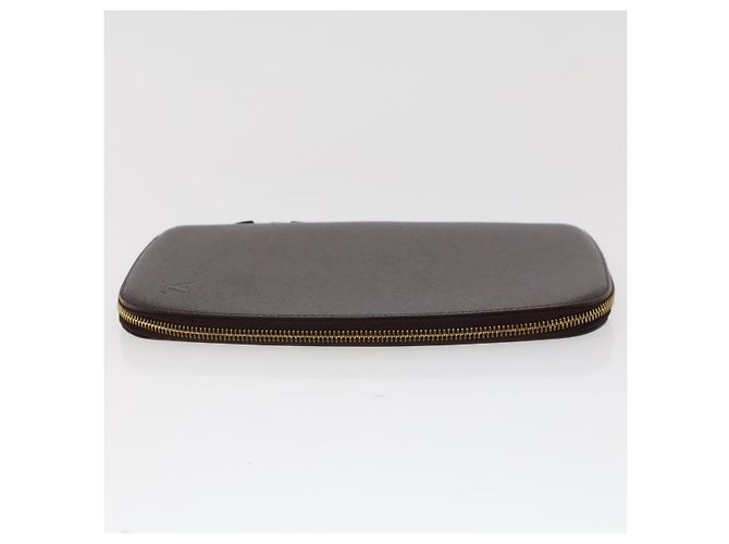 LOUIS VUITTON Taiga Organizer Custodia da viaggio Atoll Acajou M30656 LV Auth th3690 Marrone - vista 5