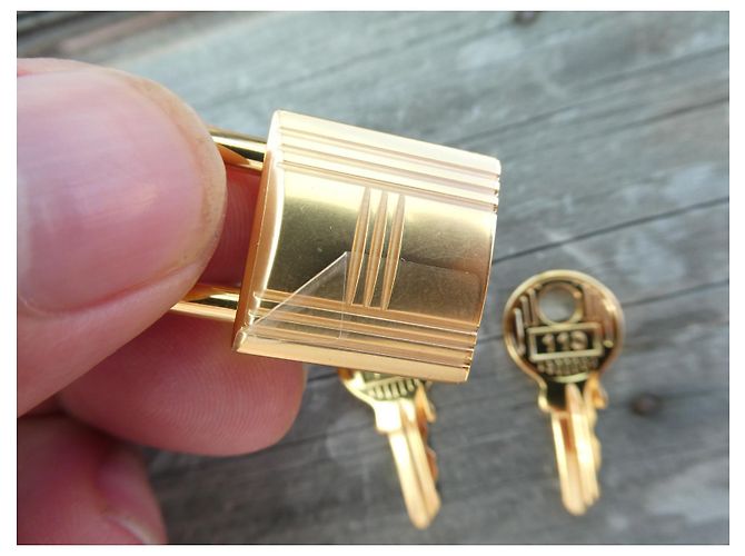 cadenas hermès en acier doré NEUF  pour sac kelly ,birkin ,victoria - vue 4