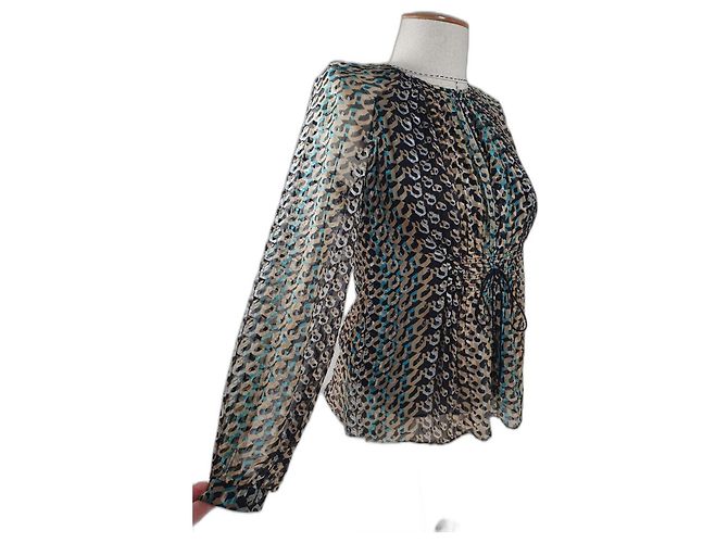 Camicetta di seta Diane Von Furstenberg multicolore - vista 2