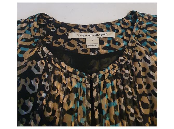 Camicetta di seta Diane Von Furstenberg multicolore - vista 5