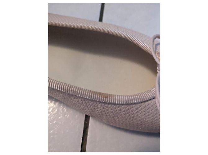 Chanel bailarinas Cambon piel beige - vista 6