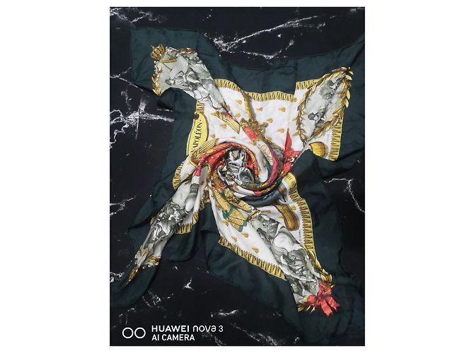 Constance Hermès Echarpes Hermes NAPOLEÃO Por Ledoux Branco - vista 4