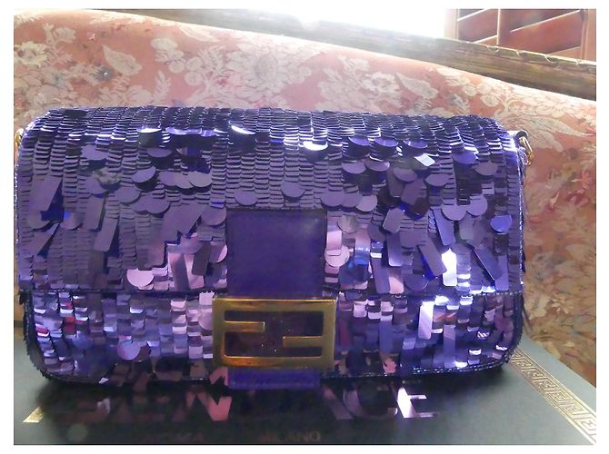 Fendi 1997 ristampa baguette Viola scuro - vista 16