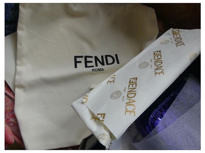 Fendi 1997 ristampa baguette Viola scuro - vista 19