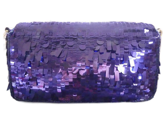 Fendi 1997 ristampa baguette Viola scuro - vista 3