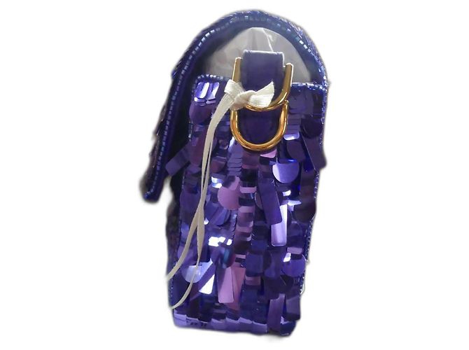 Fendi 1997 ristampa baguette Viola scuro - vista 4
