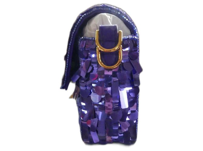 Fendi 1997 ristampa baguette Viola scuro - vista 5