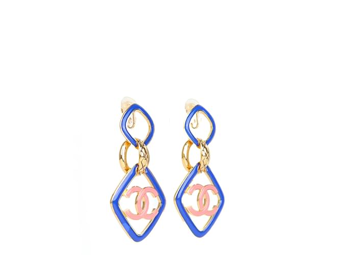 Coco Crush CHANEL Orecchini T.  metallo Blu - vista 2