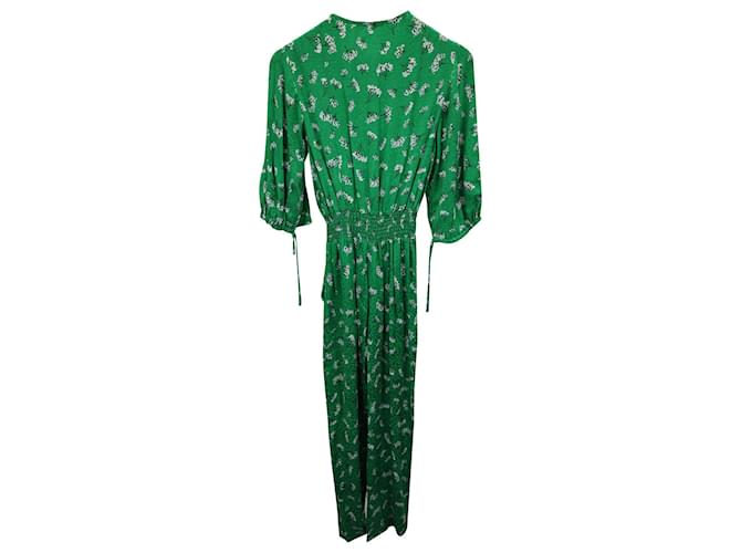 Mono Estampado Maje Viscosa Verde - vista 2