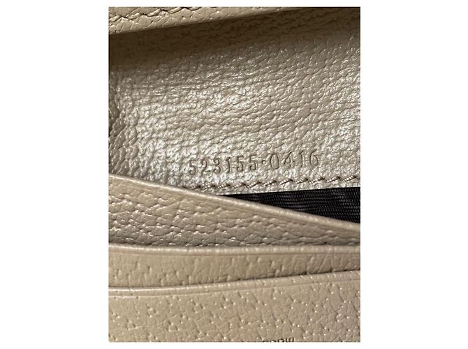 Gucci Ophidia GG Geldbörse Beige Canvas - Ansicht 11
