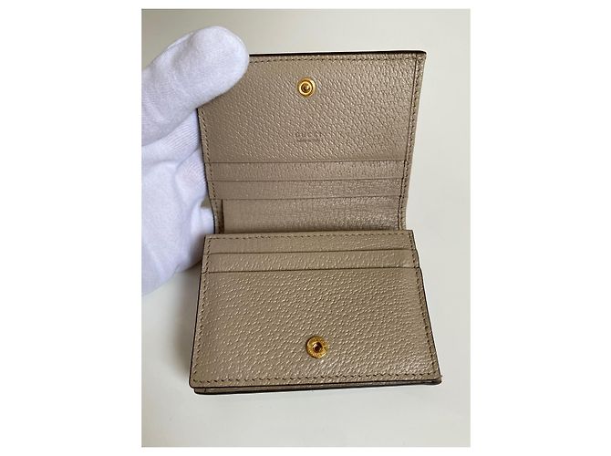 Gucci Ophidia GG Geldbörse Beige Canvas - Ansicht 6