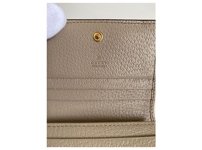 Gucci Ophidia GG Geldbörse Beige Canvas - Ansicht 7