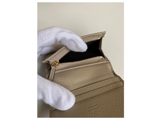 Gucci Ophidia GG Geldbörse Beige Canvas - Ansicht 9