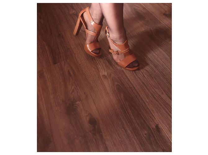 Prada Sandalen Leder Camel Kamel - Ansicht 10
