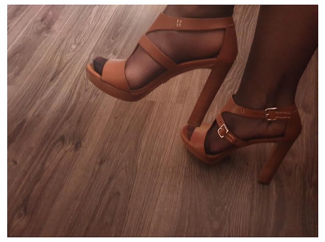 Prada Sandalen Leder Camel Kamel - Ansicht 13
