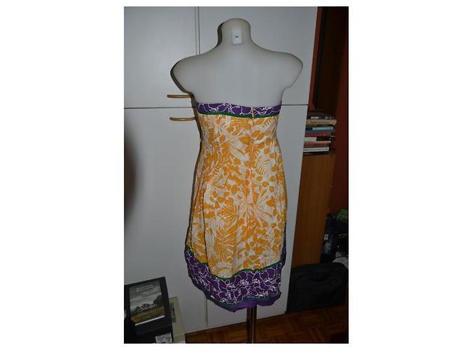 Vestido Sportmax estampado de algodón 44IT Multicolor - vista 2