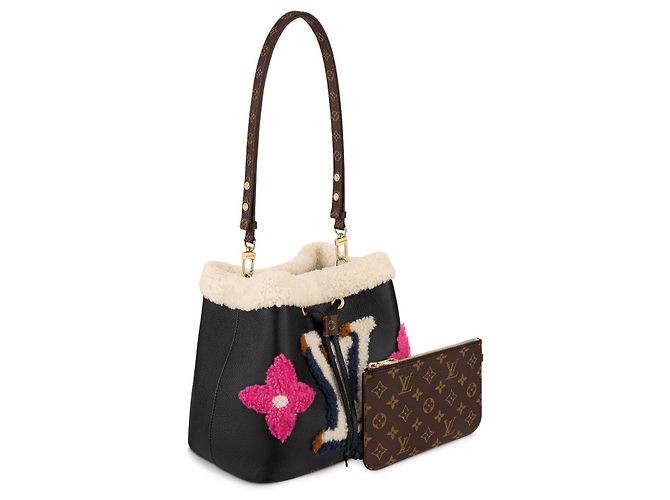 Borsa a mano Louis Vuitton NeoNoe MM Nera in Pelle Nero - vista 2