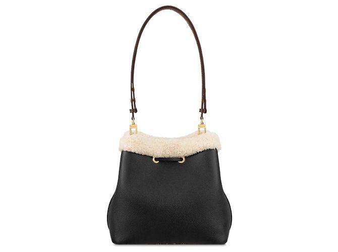Borsa a mano Louis Vuitton NeoNoe MM Nera in Pelle Nero - vista 4