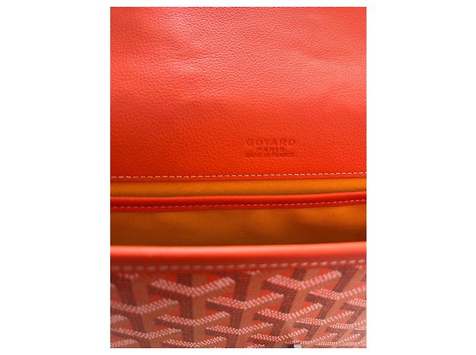 Borsa a tracolla Goyard Belvedere PM Arancione in pelle - vista 7