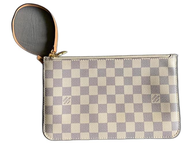 Pochette Louis Vuitton Neverfull Damier Azur - vista 2