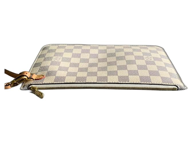 Pochette Louis Vuitton Neverfull Damier Azur - vista 3