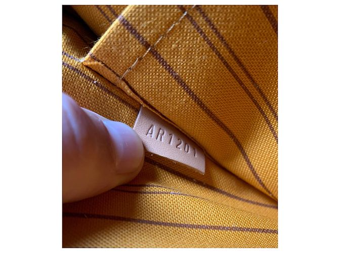 Pochette Louis Vuitton Neverfull Damier Azur - vista 8