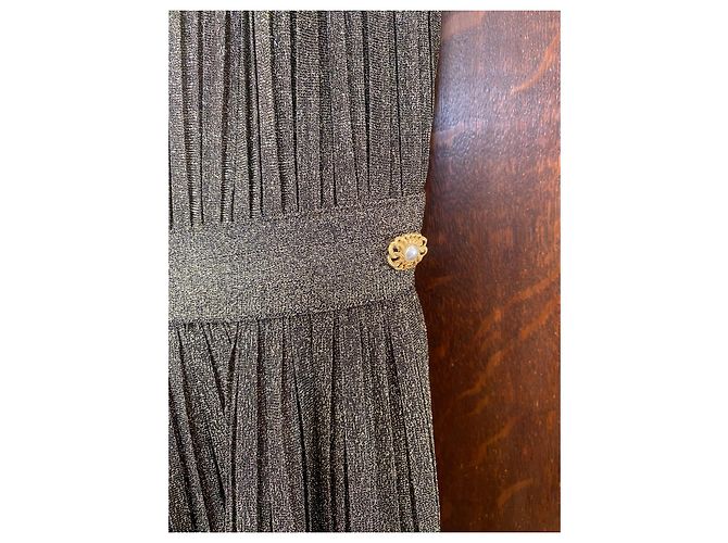 Chanel Kleid aus Spitze Khaki - Ansicht 10