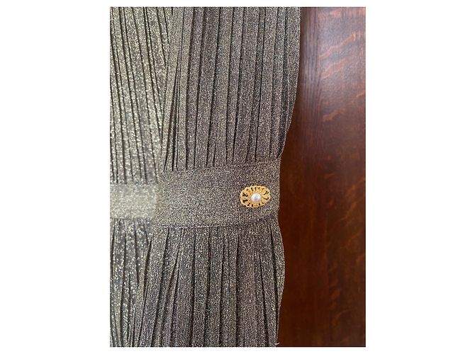 Chanel Kleid aus Spitze Khaki - Ansicht 13