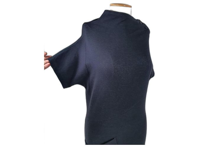 Vestido Carven azul de algodón S - vista 2