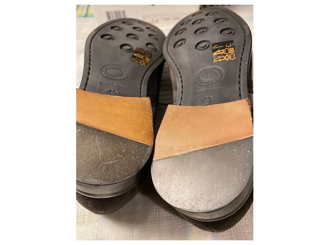 Mellow Yellow Derby stringate in scamosciato grigio scuro Grigio antracite - vista 4
