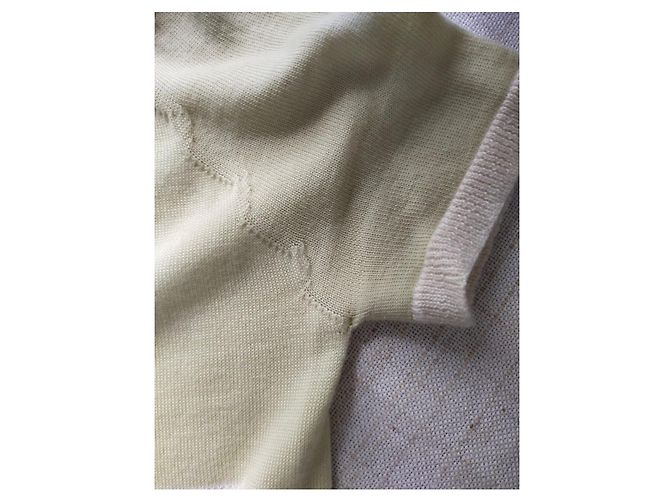 Chanel 04C 2004 Kreuzfahrtlogo von Karl Lagerfeld Kaschmir hellgrün - Ansicht 10