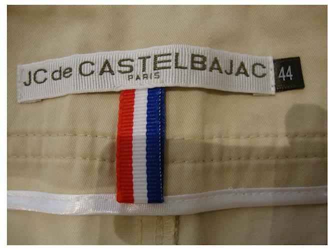 Jc De Castelbajac Gerader Rock aus Baumwolle Beige - Ansicht 2
