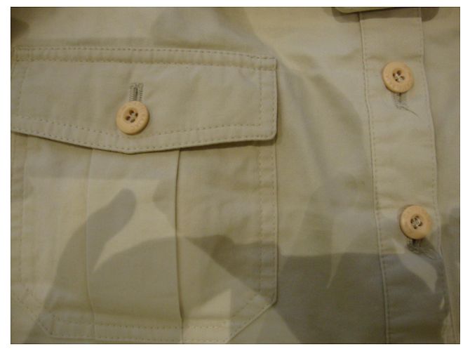 Jc De Castelbajac Gerader Rock aus Baumwolle Beige - Ansicht 8