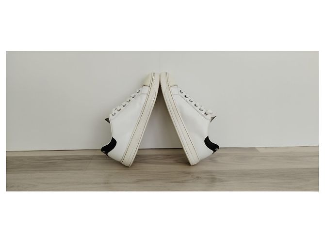 Sneakers Prada in pelle bianca Bianco - vista 5