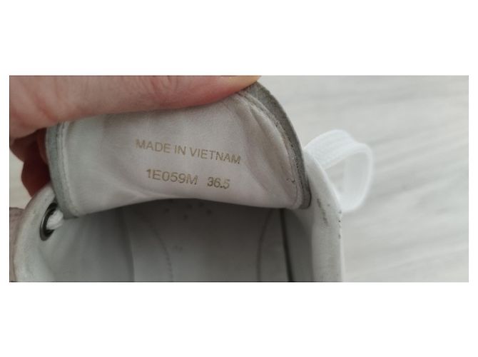 Sneakers Prada in pelle bianca Bianco - vista 7
