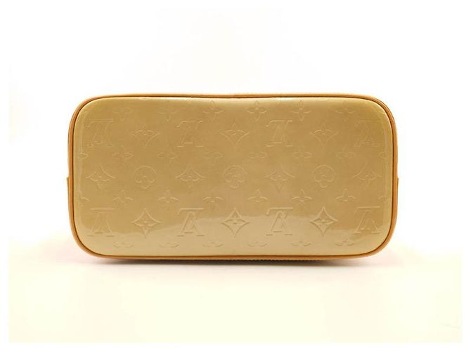 Louis Vuitton Houston in vernice dorata/jaune Beige D'oro Giallo - vista 10