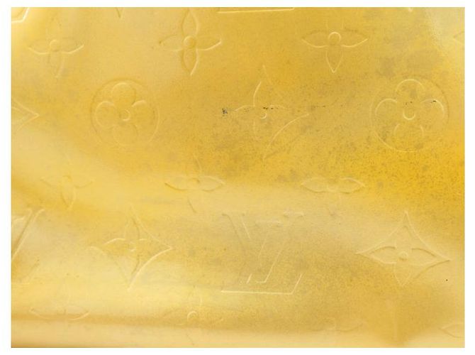 Louis Vuitton Houston in vernice dorata/jaune Beige D'oro Giallo - vista 6