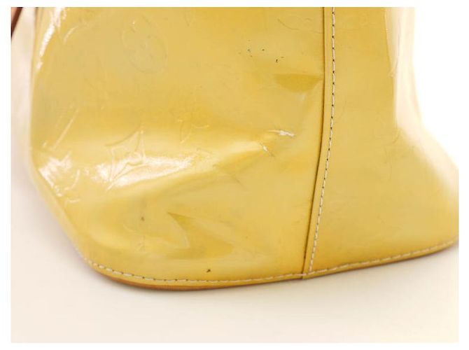 Louis Vuitton Houston in vernice dorata/jaune Beige D'oro Giallo - vista 7