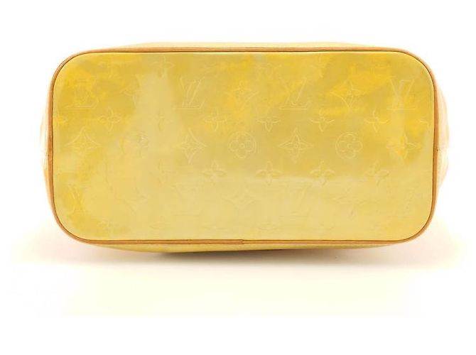 Louis Vuitton Houston in vernice dorata/jaune Beige D'oro Giallo - vista 8
