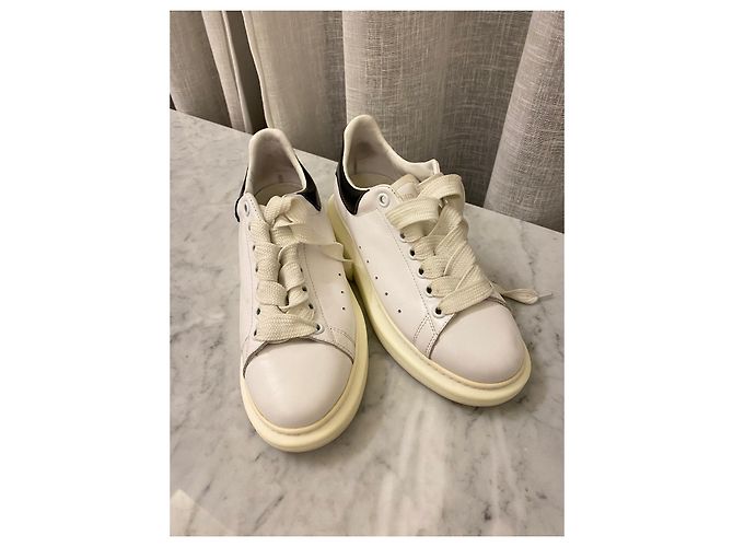baskets blanches Alexander Mcqueen - vue 6